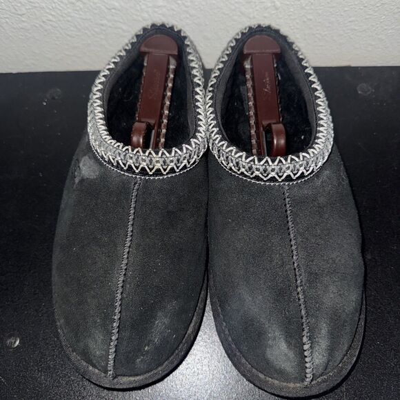 UGG Tasman Black Suede S/N 5950 Mens Slippers Size 7 Slip On Shoes main image 4